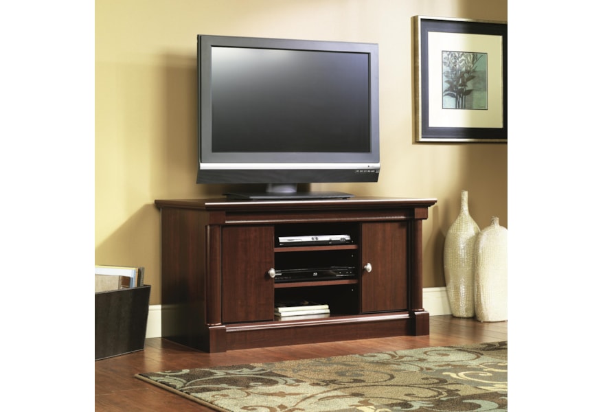 Sauder Palladia 411864 Panel Television Stand Corner Furniture