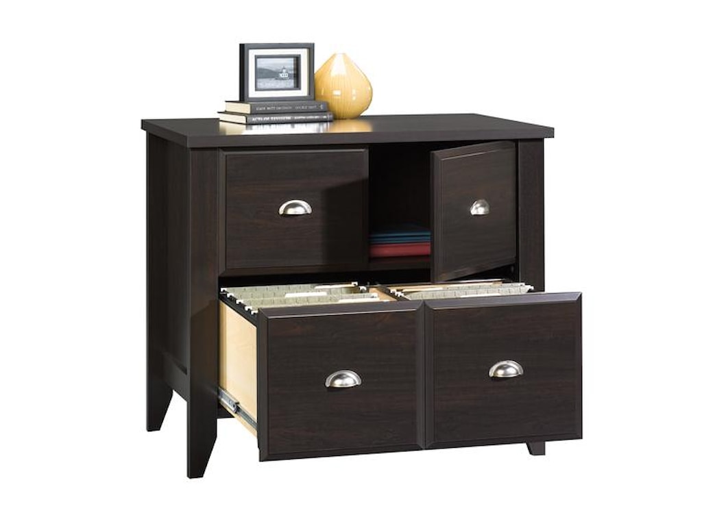 Sauder Shoal Creek 408924 Lateral File Cabinet With Doors Becker