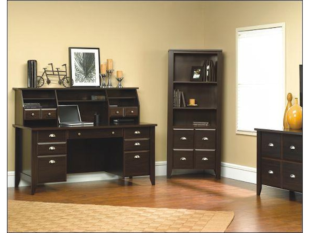 Sauder Shoal Creek 408924 Lateral File Cabinet With Doors Becker