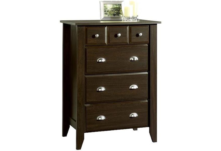 Sauder Shoal Creek 409714 4 Drawer Chest Of Drawers Corner