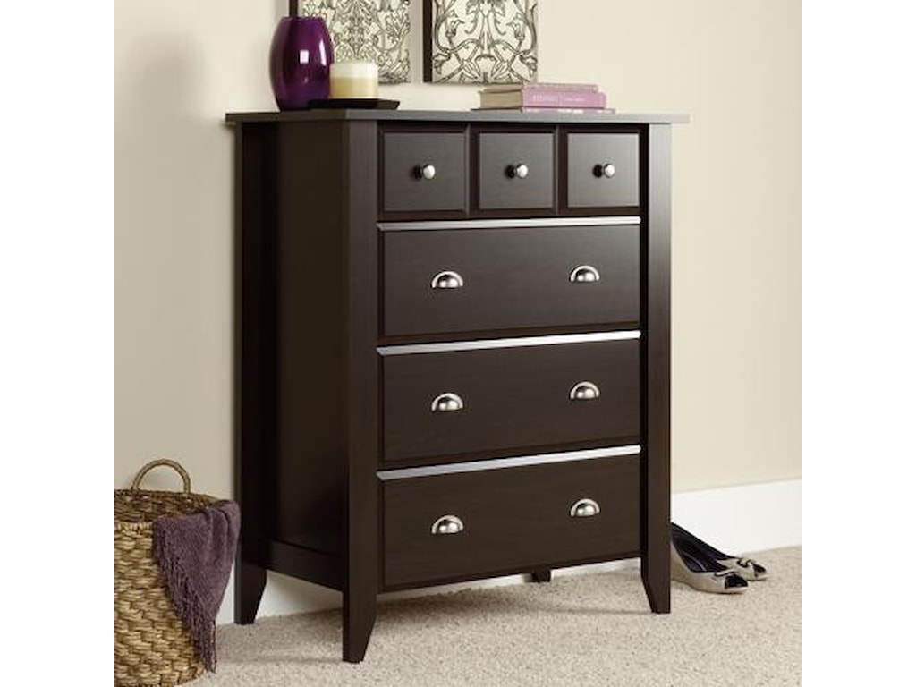 Sauder Shoal Creek 409714 4 Drawer Chest Of Drawers Becker