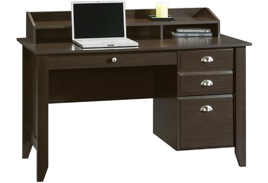 Sauder Shoal Creek Desk With Keyboard Drawer Westrich Furniture