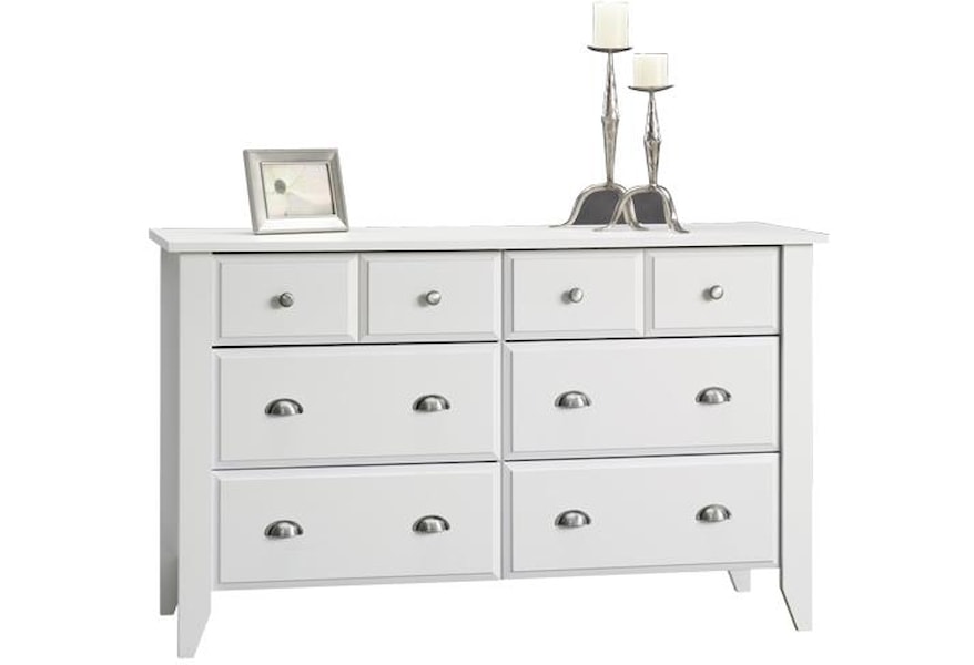 Sauder Shoal Creek Contemporary Dresser Westrich Furniture