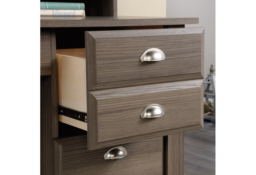 Sauder Shoal Creek Desk With Keyboard Drawer Westrich Furniture