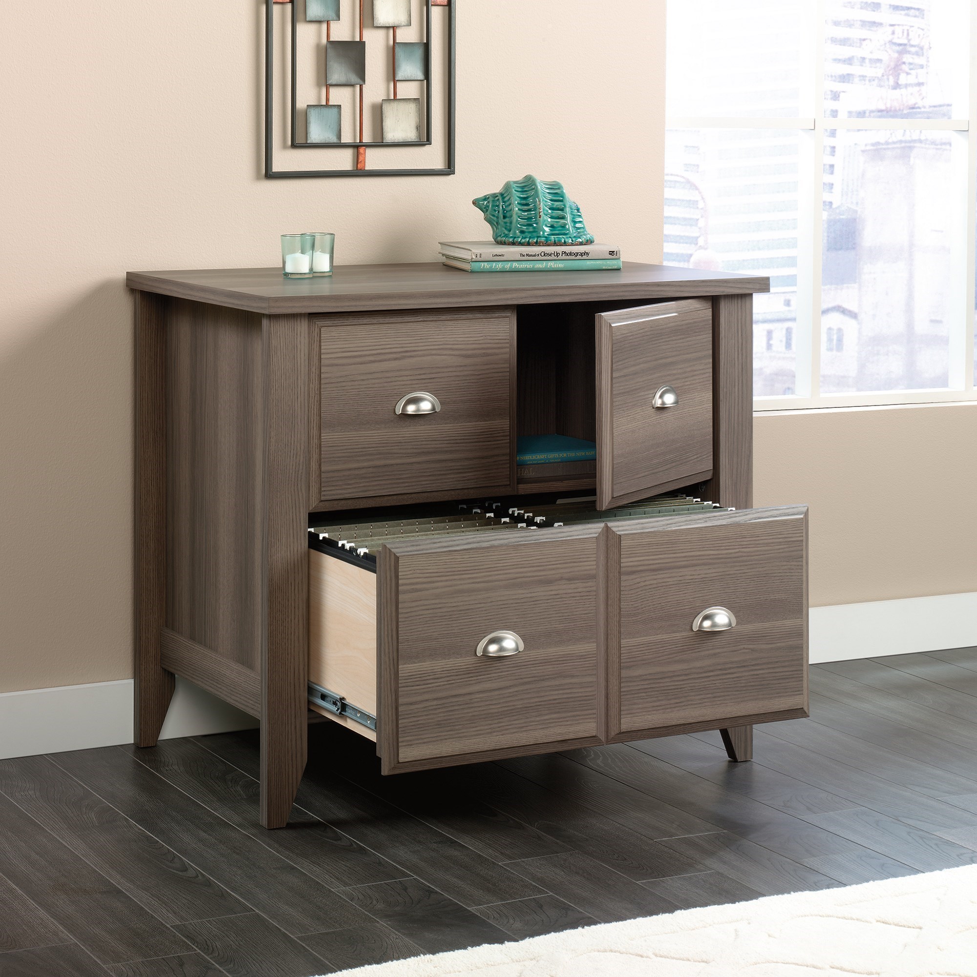 Sauder Shoal Creek Lateral File Cabinet With Doors Darvin