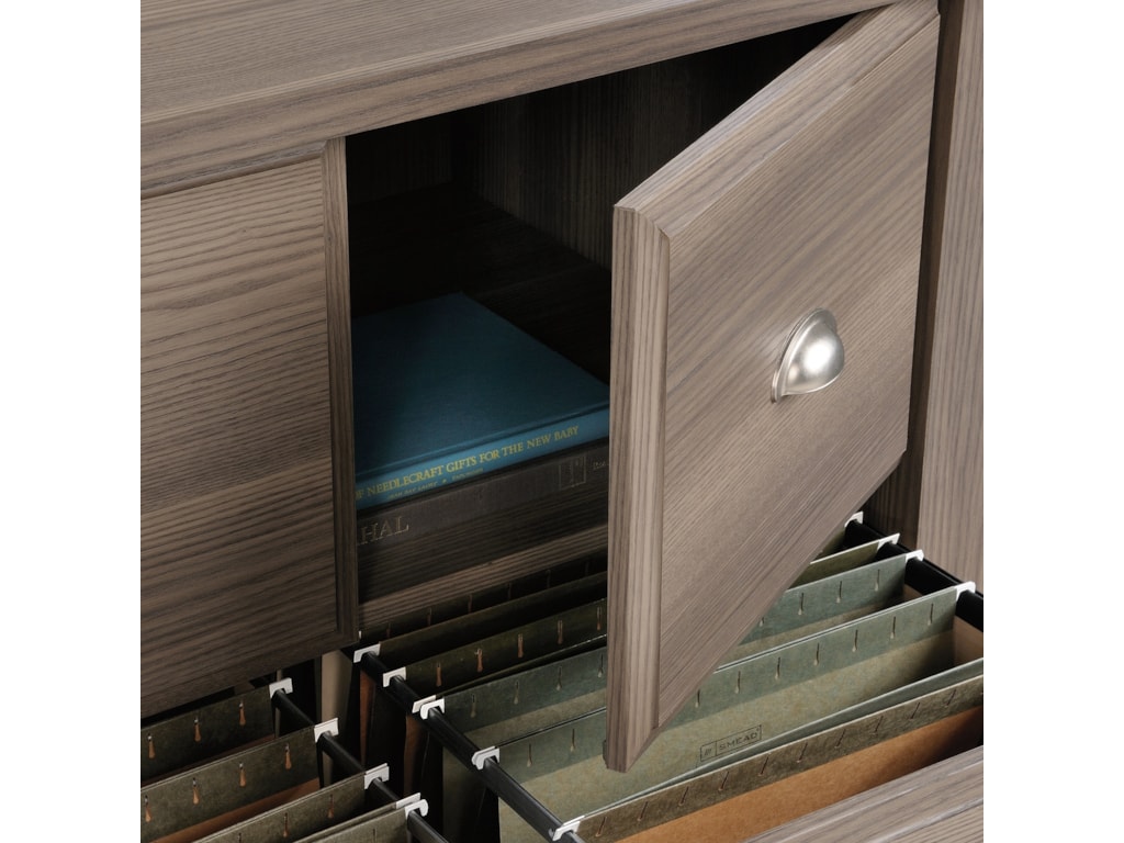 Sauder Shoal Creek 418658 Lateral File Cabinet With Doors Becker