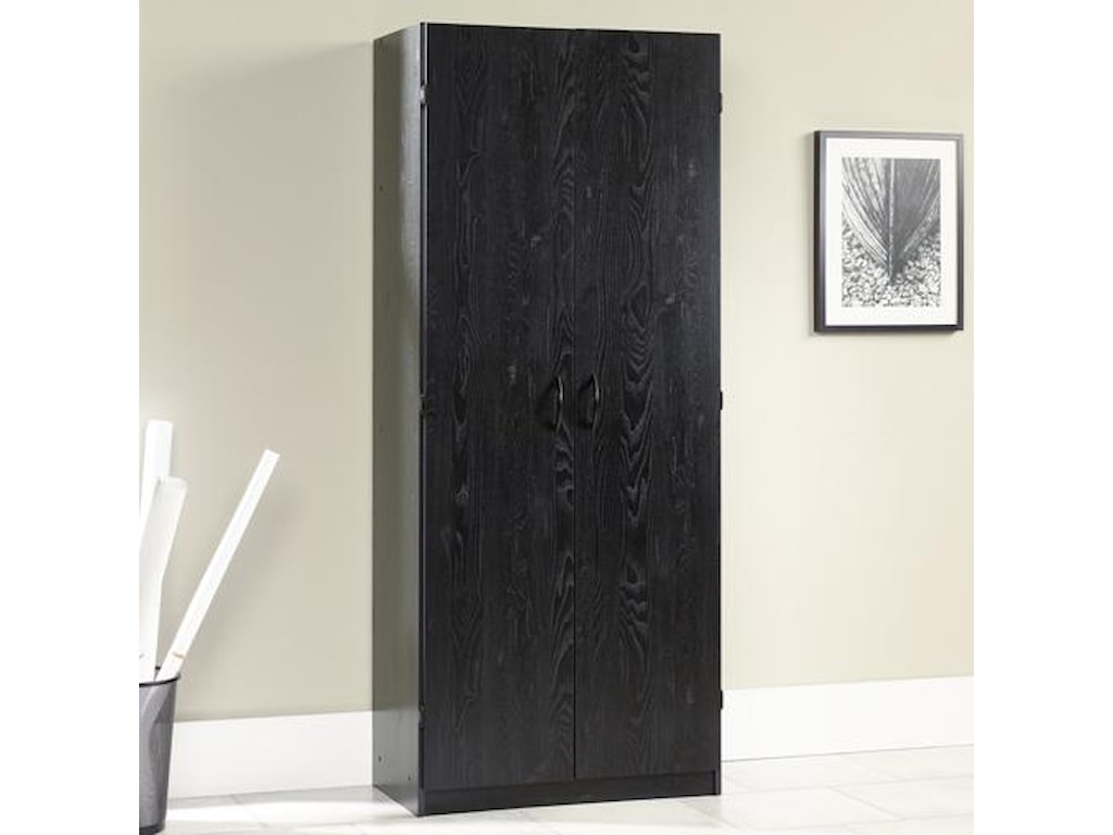Sauder Storage Units 410814 2 Door Storage Cabinet With 9 Shelves
