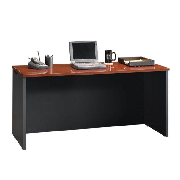 Sauder Via Kneehole Credenza Desk Westrich Furniture