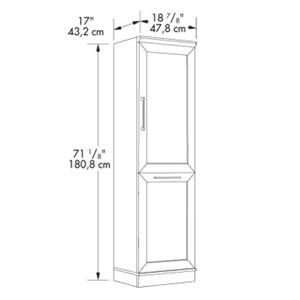 Sauder Homeplus 411309 Contemporary Storage Cabinet With Trash