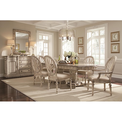 Schnadig Empire II Oval Back Dining Side Chair With Upholstered Seat Schnadig Empire II Oval Back Dining Side Chair With Upholstered Seat
