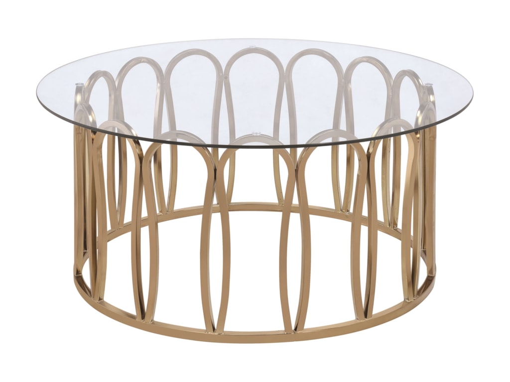 Scott Living 70578 Modern Round Coffee Table With Metal Base Ruby Scott Living 70578 Modern Round Coffee Table With Metal Base Ruby Gordon Home Tail Tables