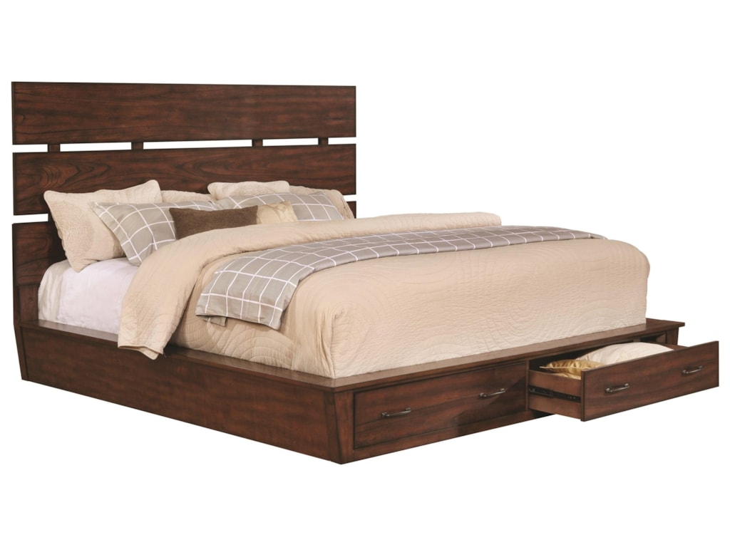 Scott Living Artesia Cal King Storage Bed Red Knot Platform Beds Scott Living Artesia Cal King Storage Bed Red Knot Platform Beds Low Profile