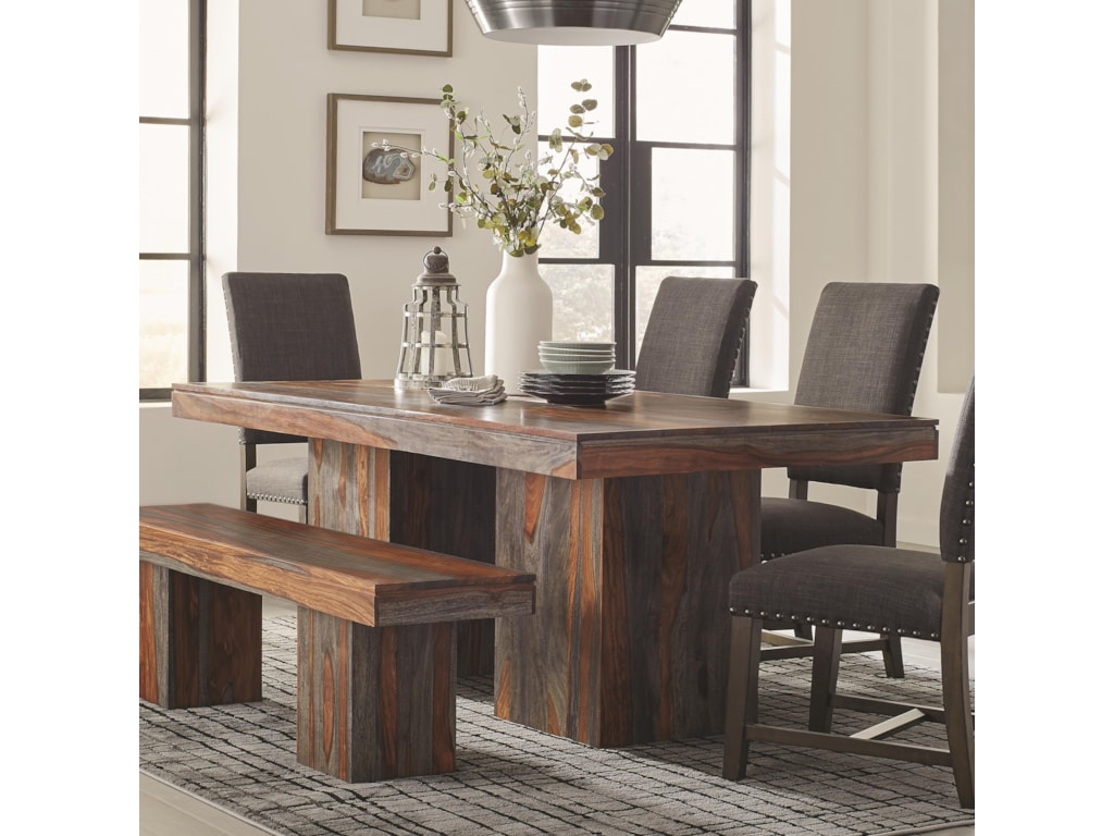 Scott Living Binghamton Sheesham Rustic Dining Table Value City Binghamton Sheesham Rustic Dining Table By Scott Living