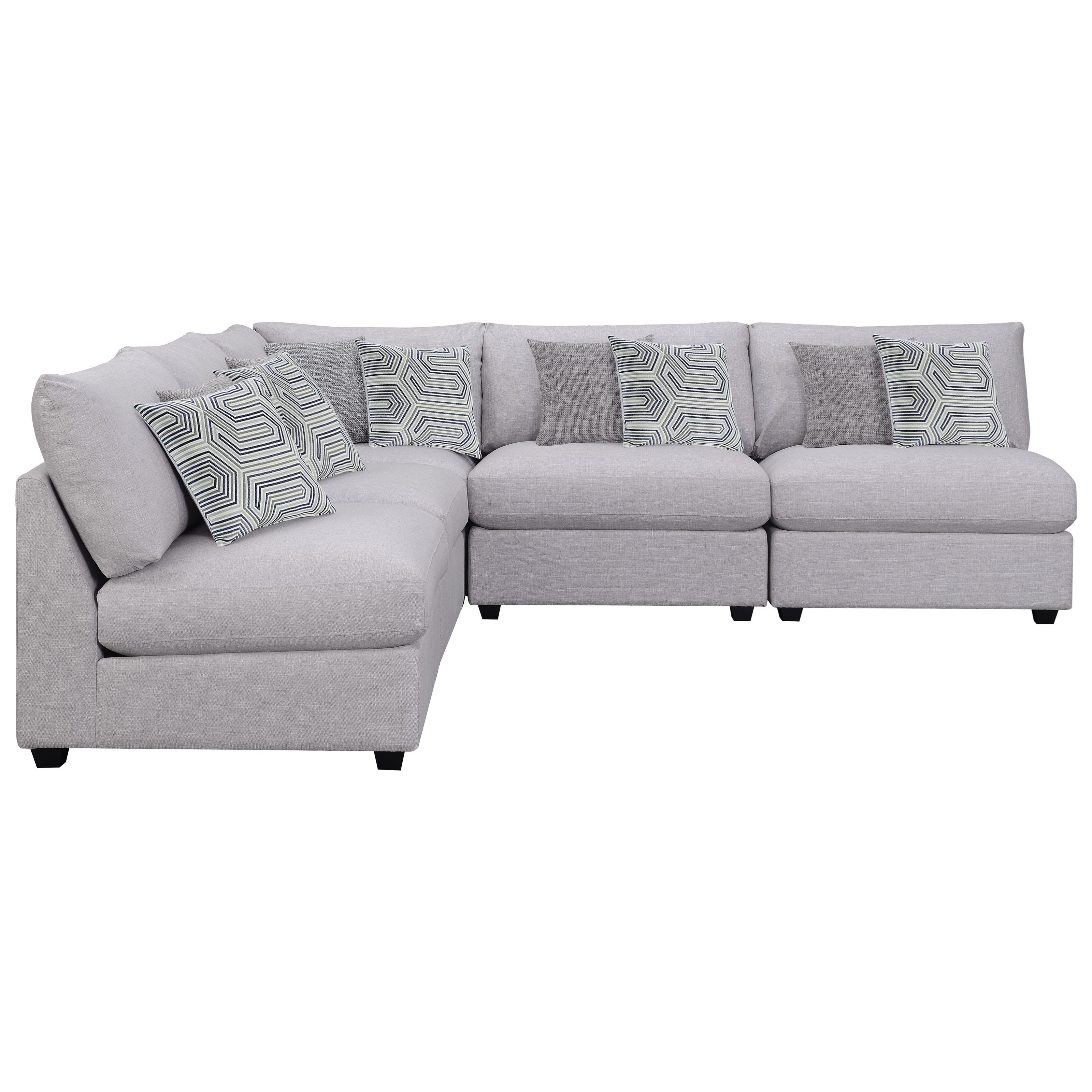 Charlotte Contemporary Modular Sectional Belfort Furniture Sectional Sofas