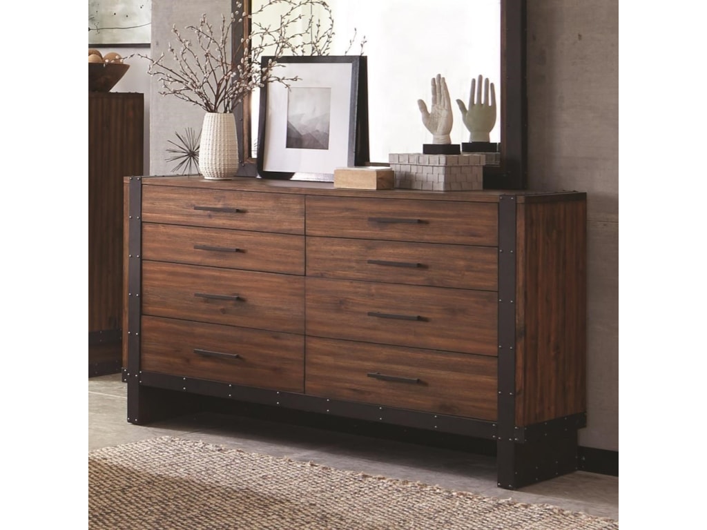 Scott Living Ellison 8 Drawer Dresser Red Knot Dressers Scott Living Ellison8 Drawer Dresser
