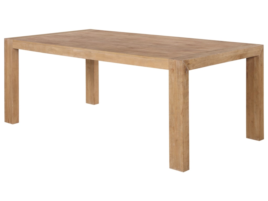 Scott Living Kingston Clean Dining Table With Rustic Finish Value Kingston Clean Dining Table With Rustic Finish By Scott Living