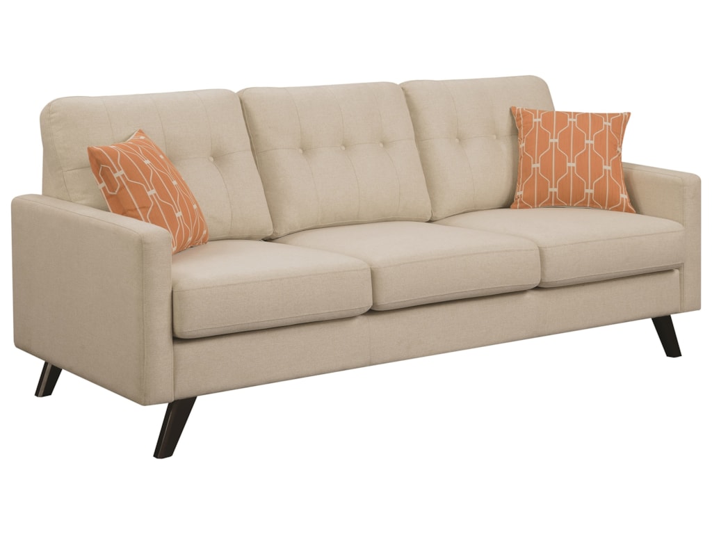 Scott Living Montana Mid Century Modern Sofa Value City Furniture Scott Living Montanasofa