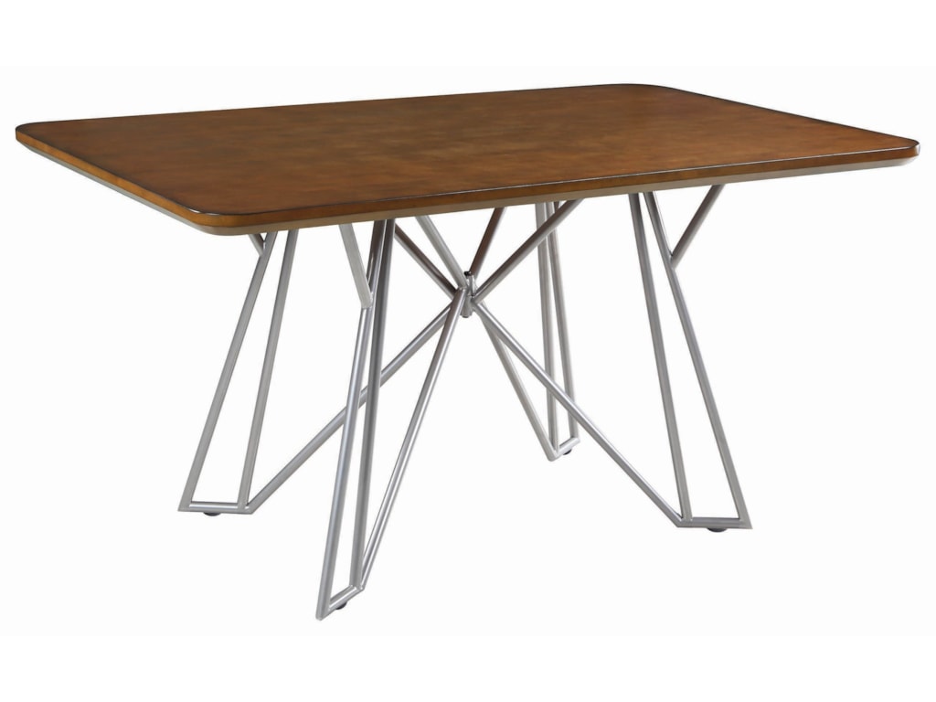 Coaster Ramsey Mid Century Modern Dining Table With Hairpin Legs