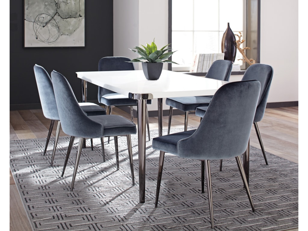 Scott Living Riverbank Contemporary Dining Room Table Set Value Riverbank Contemporary Dining Room Table Set By Scott Living