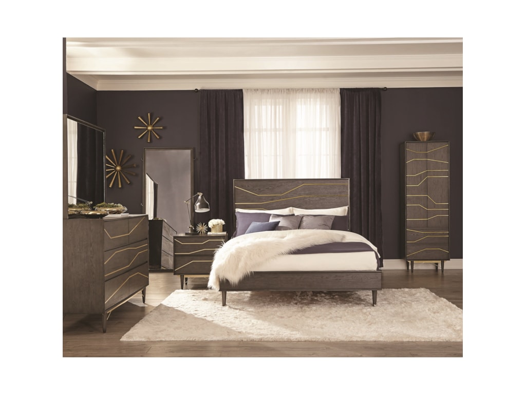 Scott Living TaraQueen Platform Bed