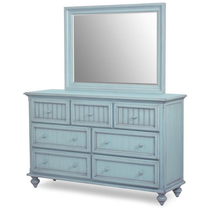Sea Winds Trading Company Monaco Bedroom 000000997324 Coastal Monaco 7-Drawer Dresser - Bleu | Furniture and More | Dressers Sea Winds Trading Company Monaco Bedroom 000000997324 Coastal Monaco 7-Drawer Dresser - Bleu | Furniture and More | Dressers