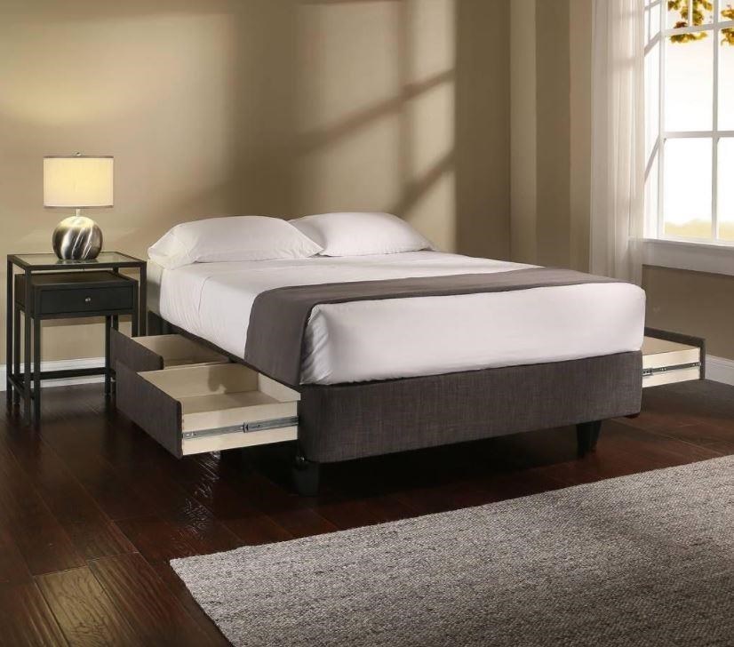 Seahawk Design Sto A Way Black Left Twin Xl Storage Foundation Slumberworld Box Springs Foundations