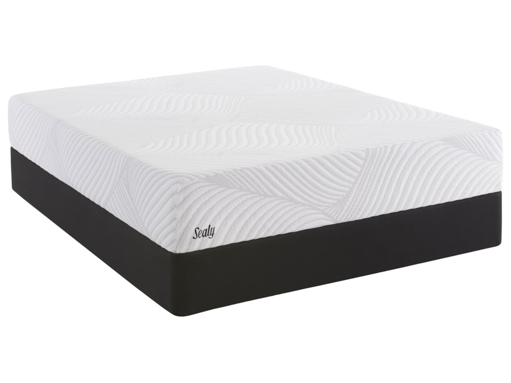 Treat King 8" Cushion Firm Gel Memory Foam Mattress and 8" Low Profile StableSupport™ Foundation by Sealy Treat King 8" Cushion Firm Gel Memory Foam Mattress and 8" Low Profile StableSupport™ Foundation by Sealy