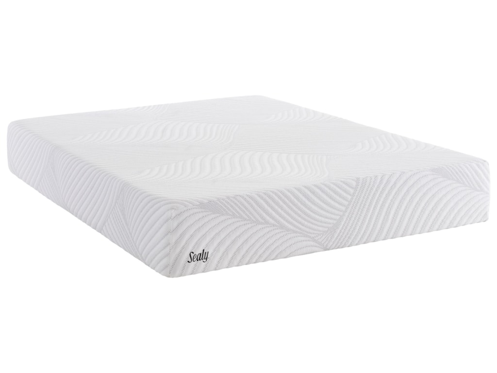 Treat Queen 8" Cushion Firm Gel Memory Foam Mattress by Sealy at Value City Furniture Treat Queen 8" Cushion Firm Gel Memory Foam Mattress by Sealy at Value City Furniture