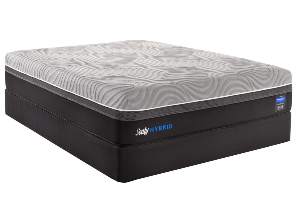 Sealy Performance Z9 Copper Ii Plush Z9hybridplush Q Ssfndtn Queen Sealy Performance Z9 Copper Ii Plushqueen Plush Hybrid Mattress Set