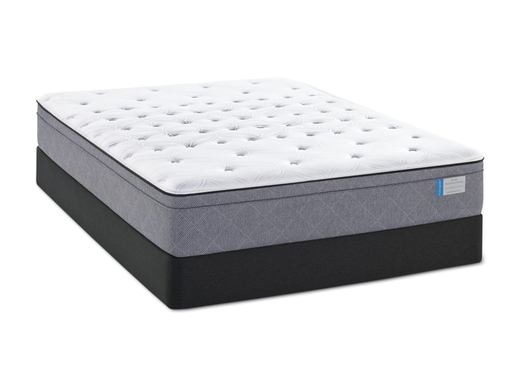 Sealy Posturepedic A2 Queen Cushion Firm Faux Pt Mattress And Posturepedic A2 Queen Cushion Firm Faux Pt Mattress And Reflexion 4 Adjule Base By Sealy