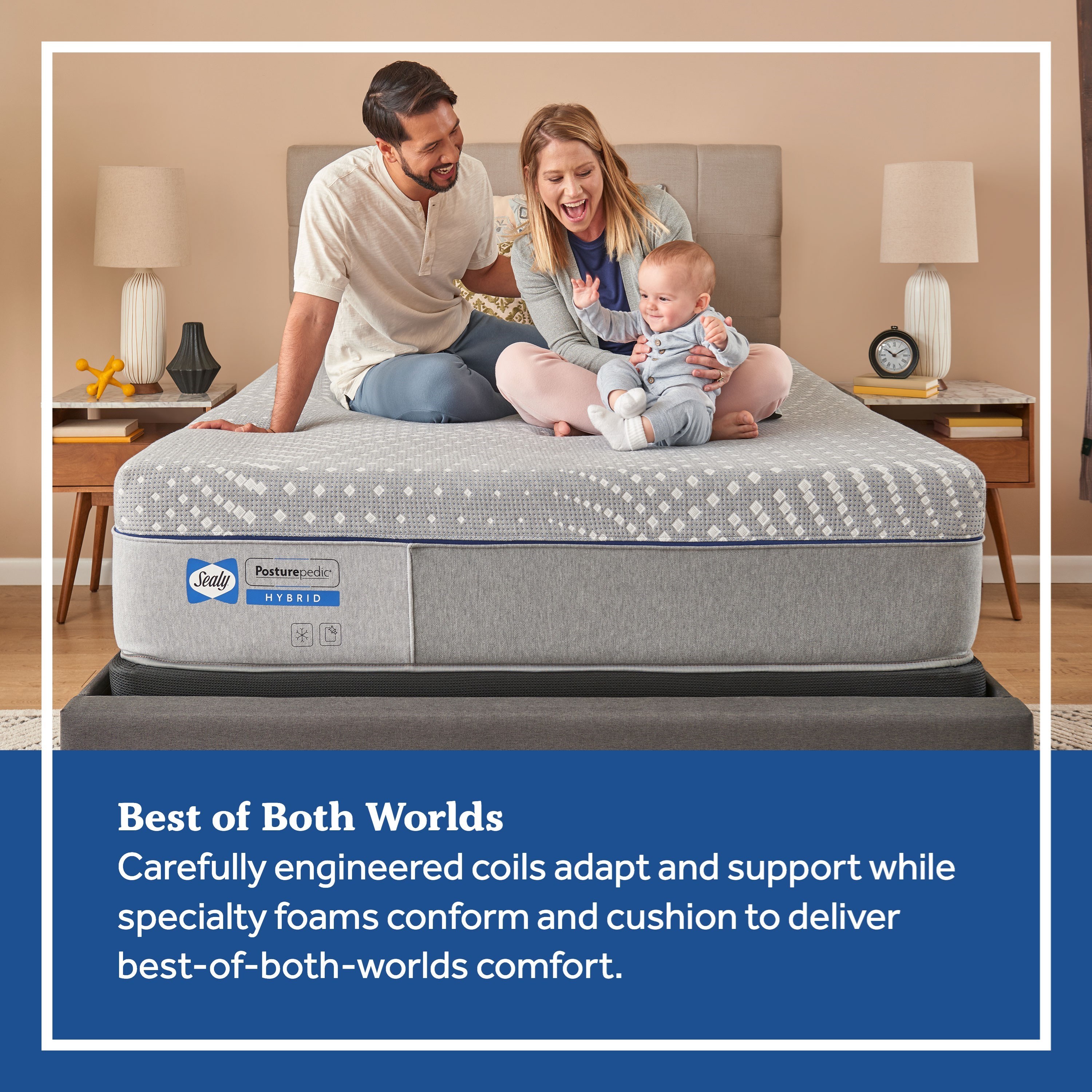 Sealy Sealy Hybrid King Lacey Soft Mattress | Crowley ...
