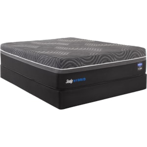 Sealy Silverchill Firm King Firm Hybrid Premium Mattress And Stablesupport Foundation Sprintz Furniture Mattress And Box Spring Sets
