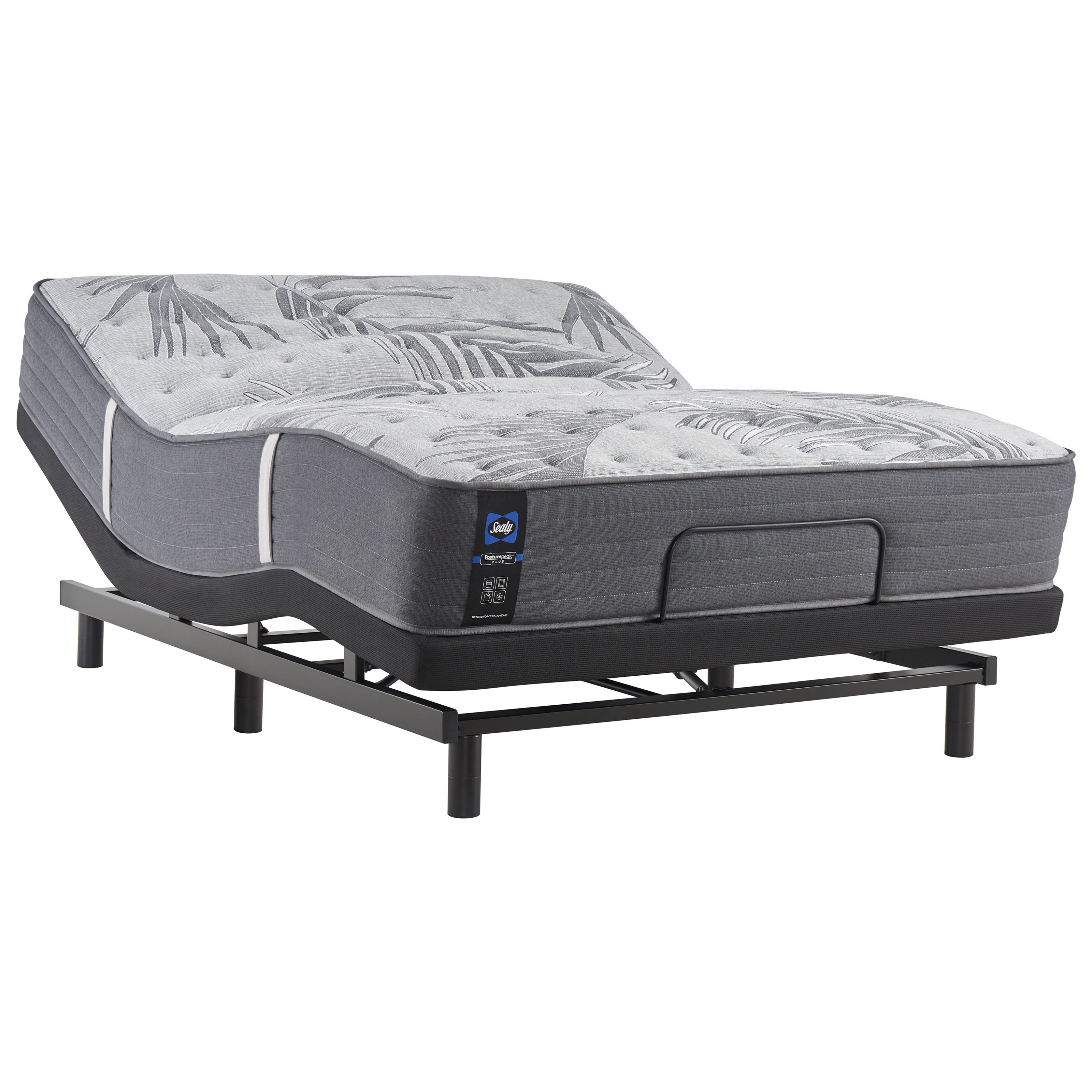 Sealy Testimony Queen 13 Medium Feel Tight Top Mattress And Ease 3 0 Adjustable Base Value City Furniture Mattress And Box Spring Sets