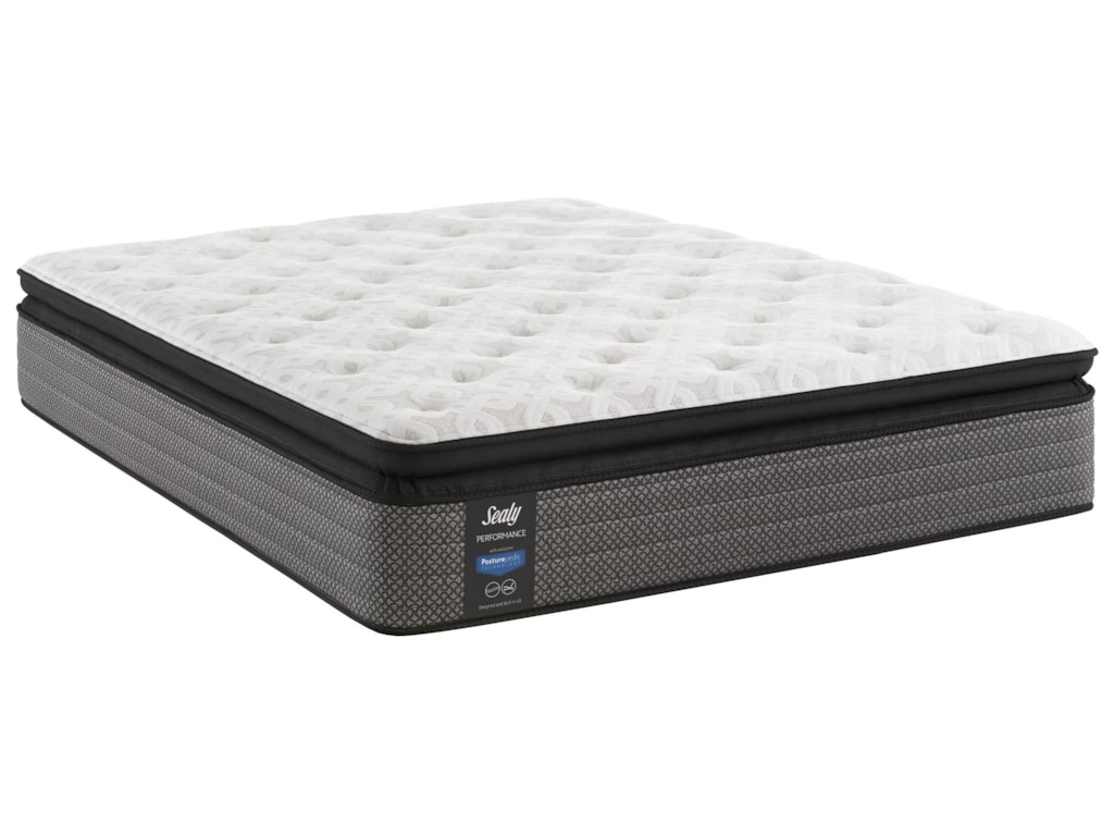Sealy Hidden Lake King 14 Cushion Firm Euro Pillow Top Mattress Sealy Hidden Lakeking 14