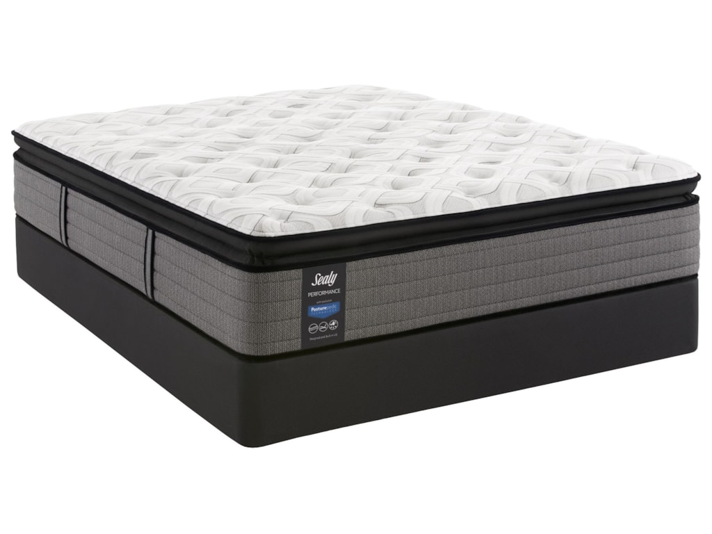 Lavina Twin 8" Cushion Firm Euro Pillow Top Pocketed Coil Mattress and 8" Low Profile StableSupport™ Foundation by Sealy at Value City Furniture Lavina Twin 8" Cushion Firm Euro Pillow Top Pocketed Coil Mattress and 8" Low Profile StableSupport™ Foundation by Sealy at Value City Furniture