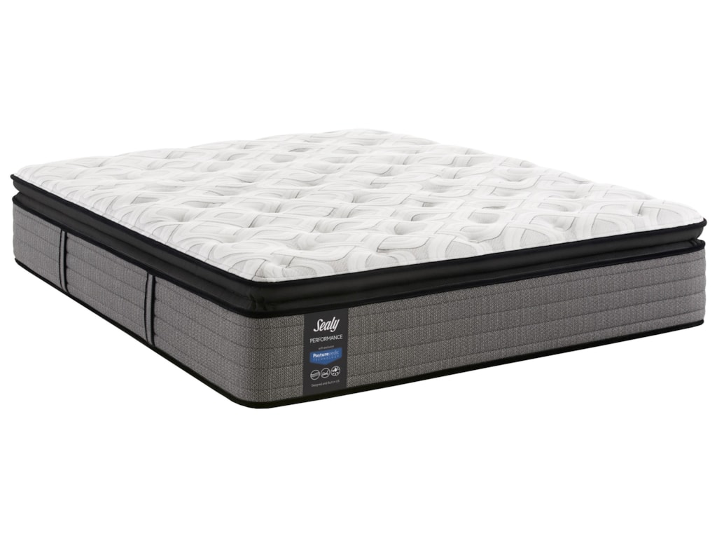 Sealy Misha Queen 14 Cushion Firm Euro Pillow Top Pocketed Coil Sealy Mishaqueen 14