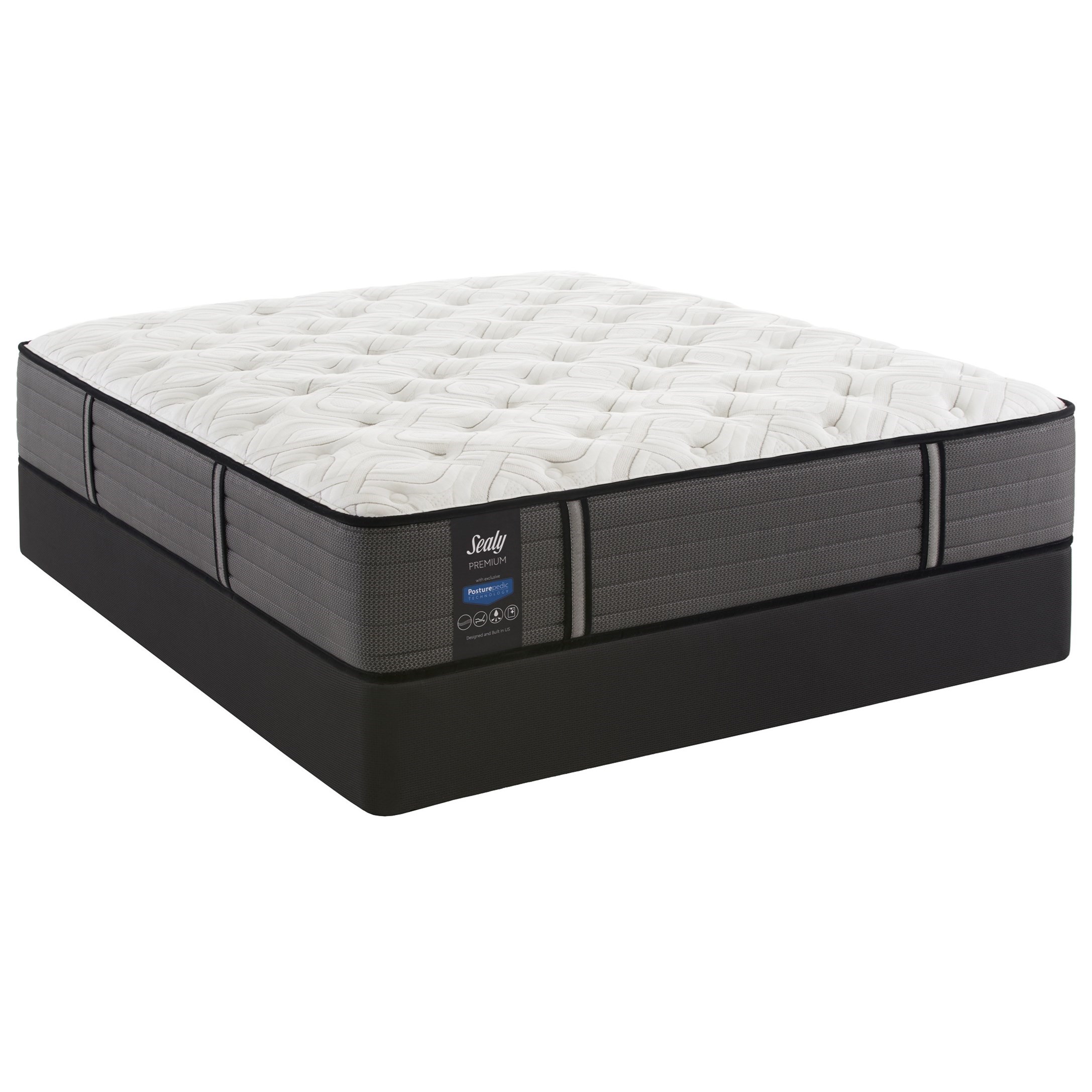 Sealy Powerful Plush Queen 13 Plush Pocketed Coil Mattress And