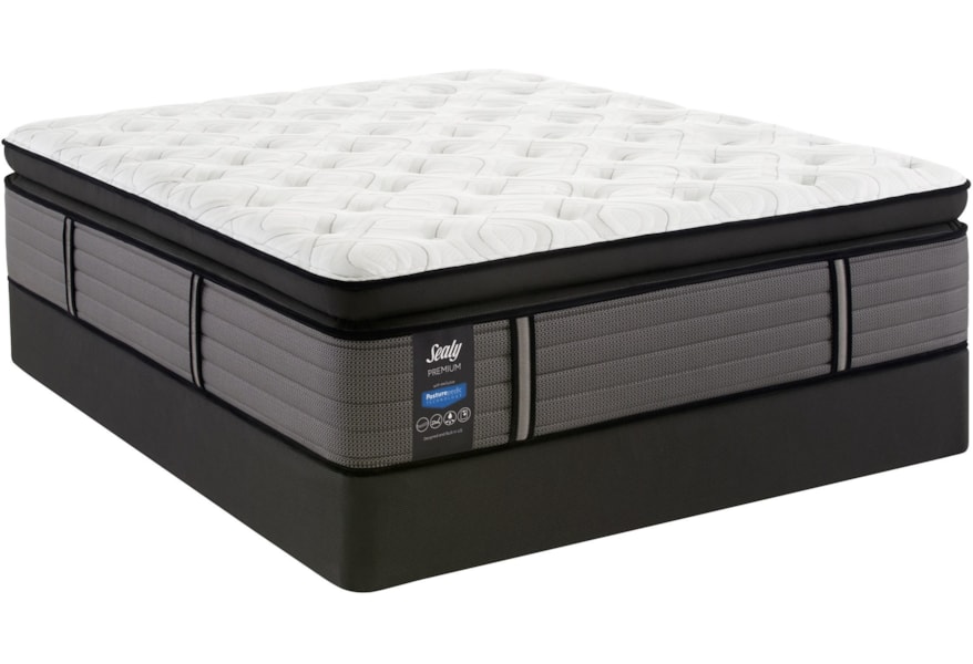 Sealy Response Premium I3 Cf Ept Queen Exuberant Cushion Firm Euro Pillow Top Mattressand Stablesupport Foundation Rife S Home Furniture Mattress And Box Spring Sets