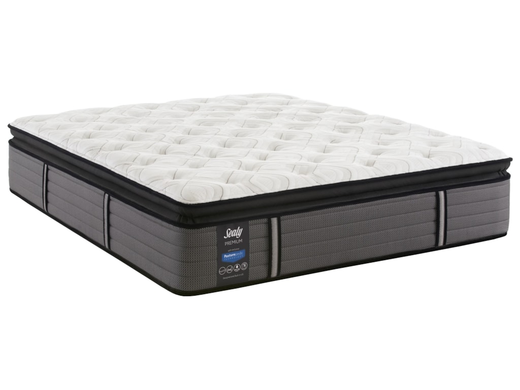 Sealy Grand Mesa Queen 14 Plush Euro Pillow Top Pocketed Coil Sealy Grand Mesaqueen 14