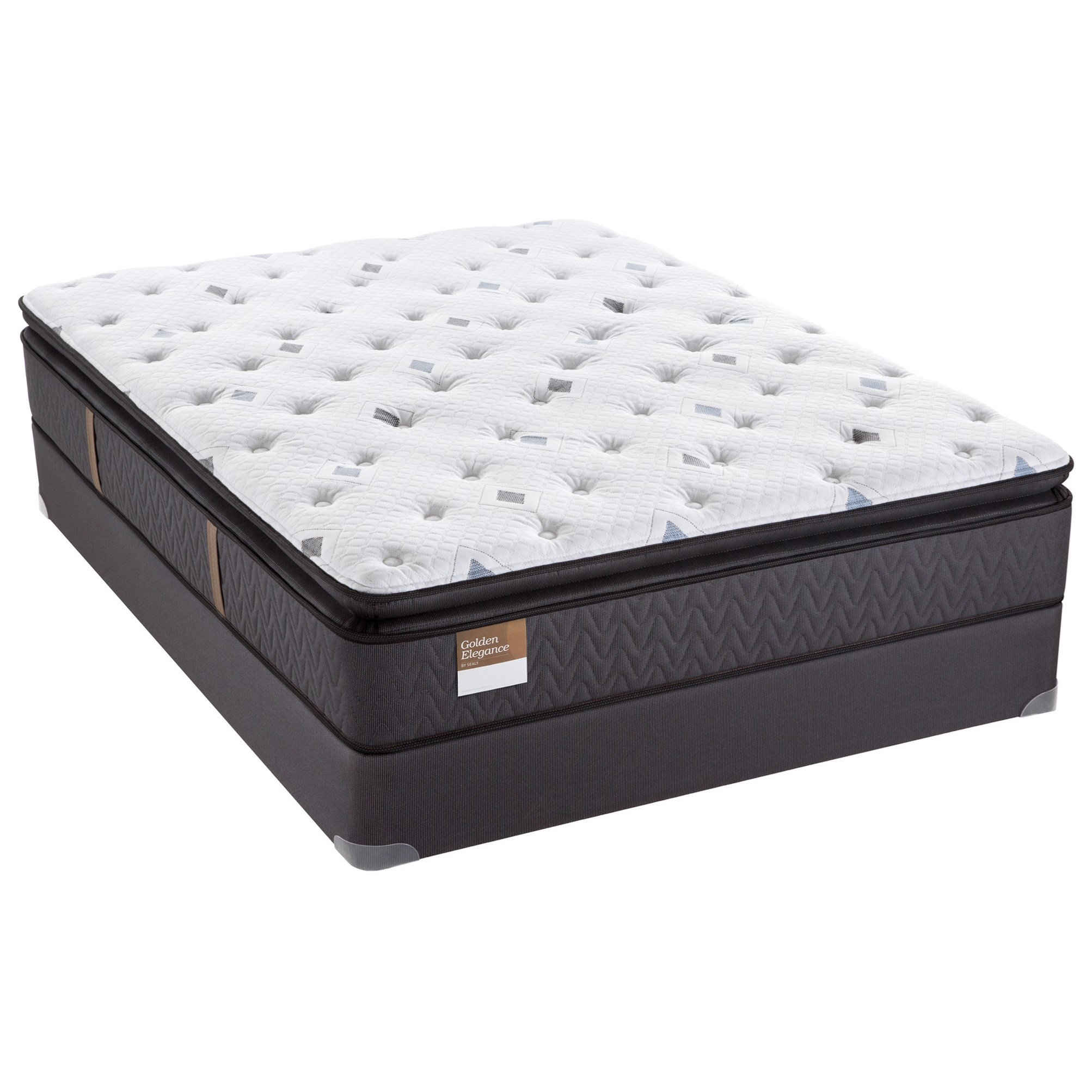 Sealy Gilded Breath Plush Pillow Top 520424 Q Supflx Q Queen 14 Plush Pillow Top Mattress And 9 Supportflex Foundation Gill Brothers Furniture Mattress And Box Spring Sets