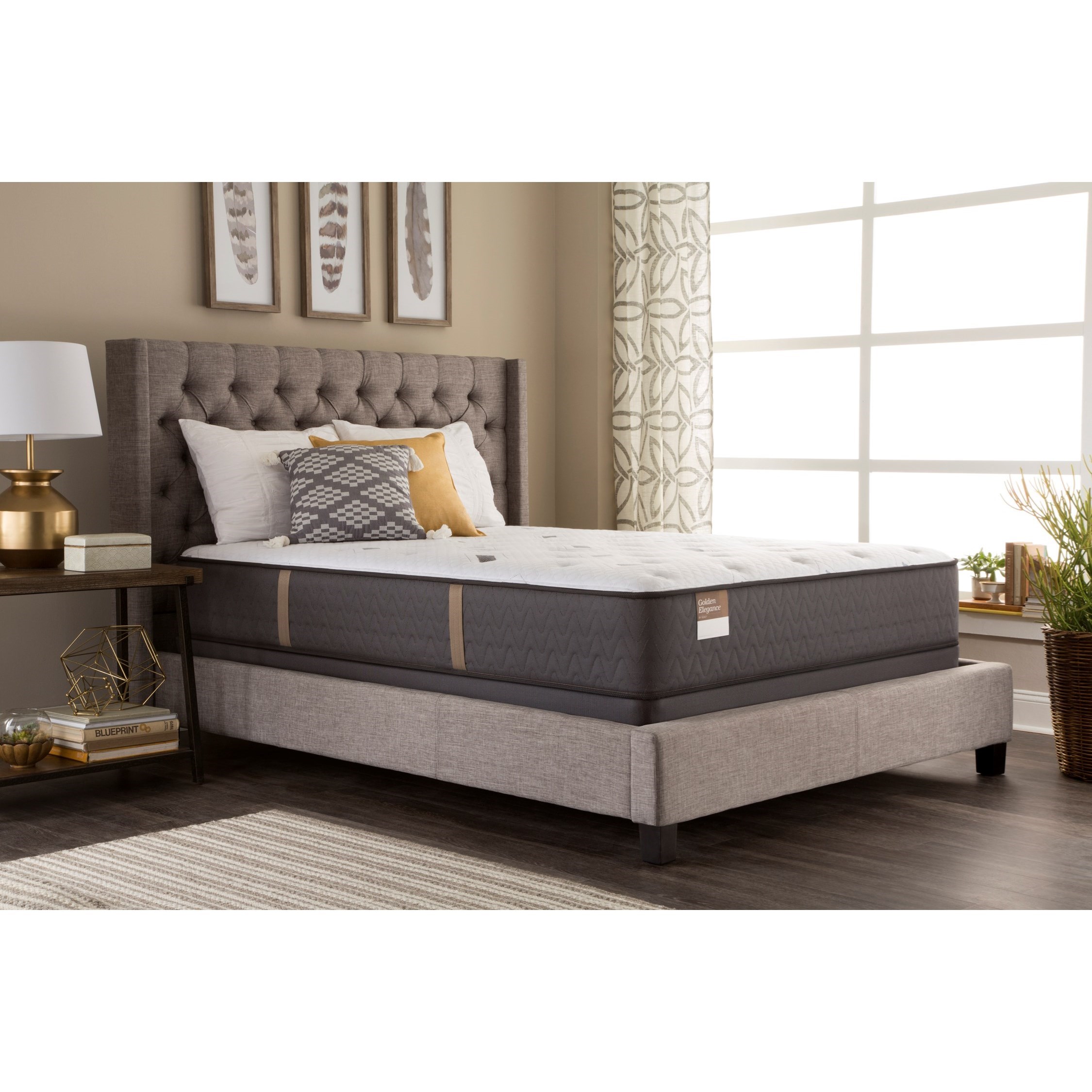 Sealy S5 Plush King Impeccable Grace Plush Mattress And 9