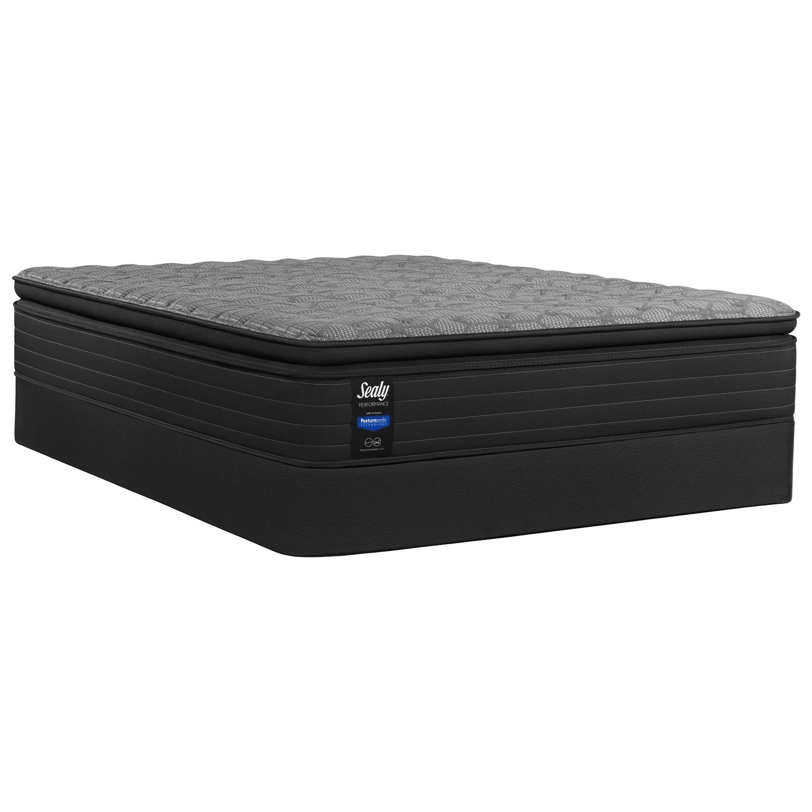 Sealy Sealy Response Performance H4 Pl Ept Twin Plush Euro Pillow Top Encased Coil Mattress And 5 Low Profile Stablesupport Foundation Wilson S Furniture Mattress And Box Spring Sets