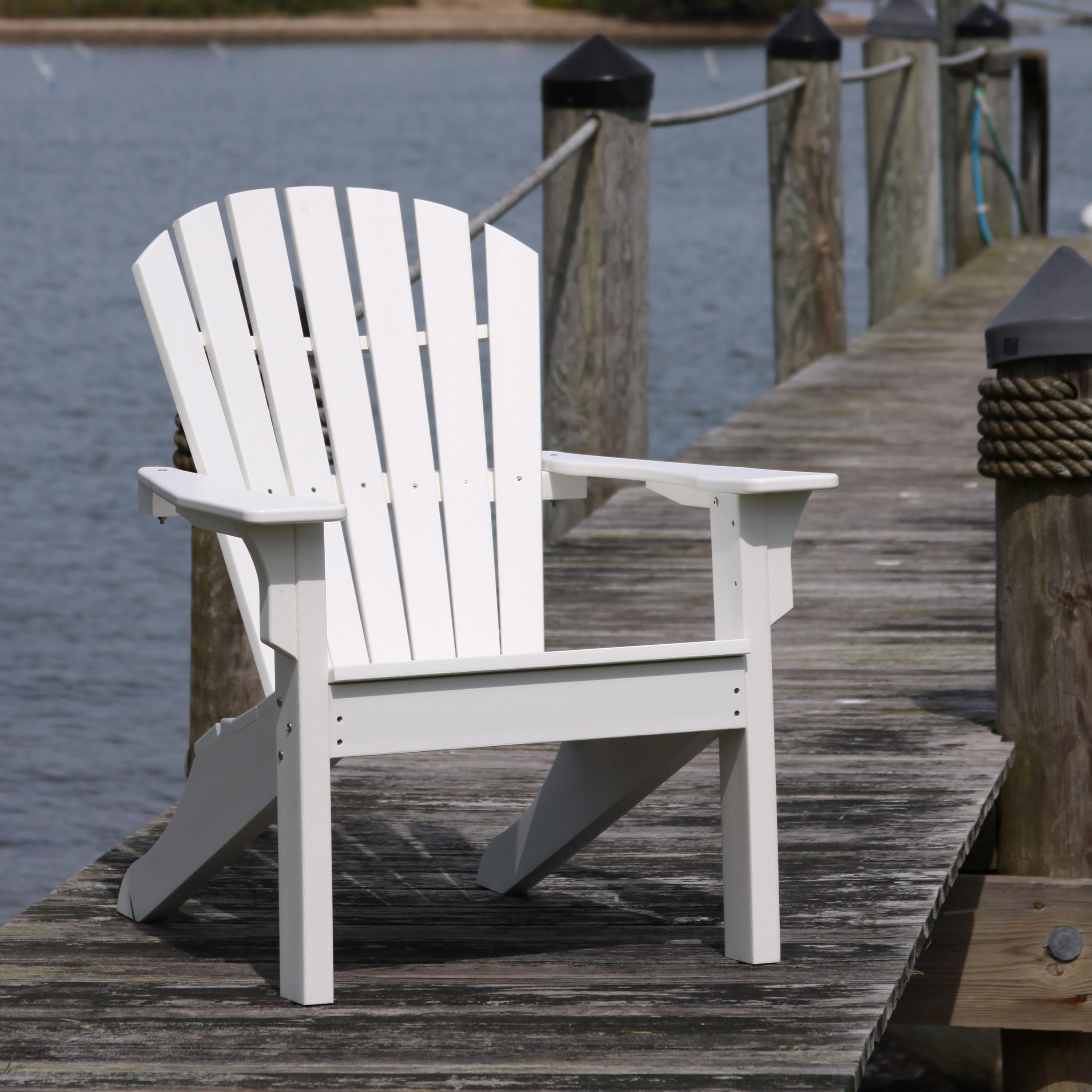 Seaside Casual Adirondack Shellback Chair W Flat Arms Find Your Furniture Outdoor Chair