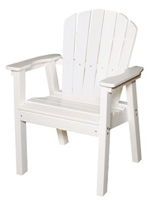 Seaside Casual Adirondack 02021 Shellback Deck Chair W Flat Arms