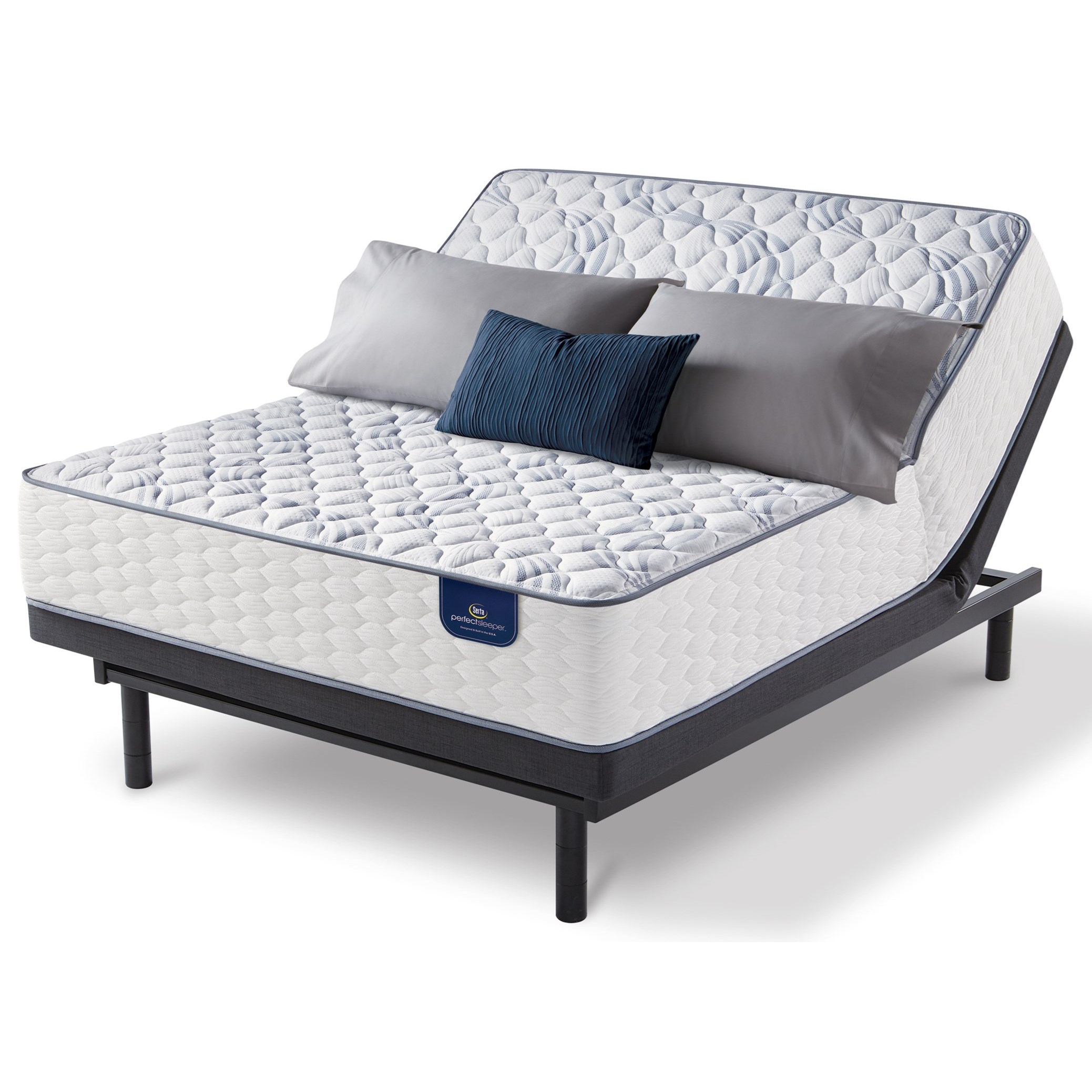 Serta Elkins Ii Firm Queen Firm Pocketed Coil Mattress And Motion