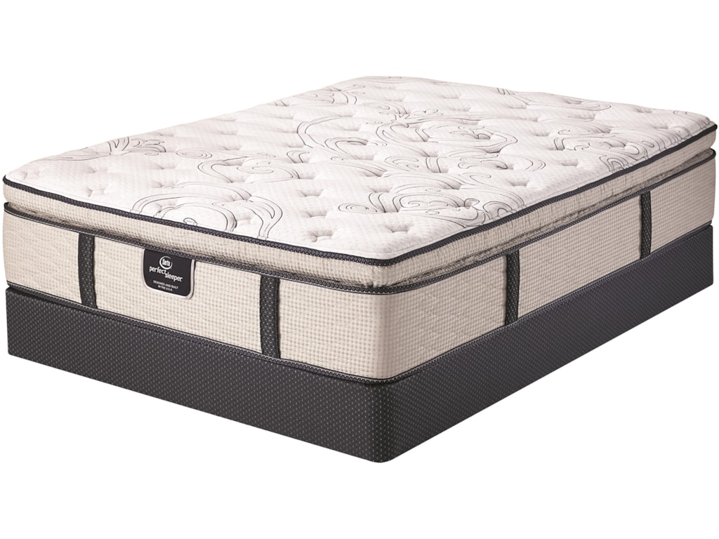 Serta Fenwick Cal King Super Pillow Top Mattress And Pivot Head Up Serta Fenwick Cal King Super Pillow Top Mattress And Pivot Head Up Adjule Base
