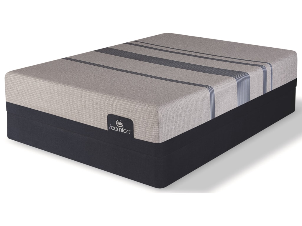 iComfort Blue Max 10 Plush King Plush Gel Memory Foam Mattress and 10" iComfort Foundation by Serta at Pilgrim Furniture City iComfort Blue Max 10 Plush King Plush Gel Memory Foam Mattress and 10" iComfort Foundation by Serta at Pilgrim Furniture City