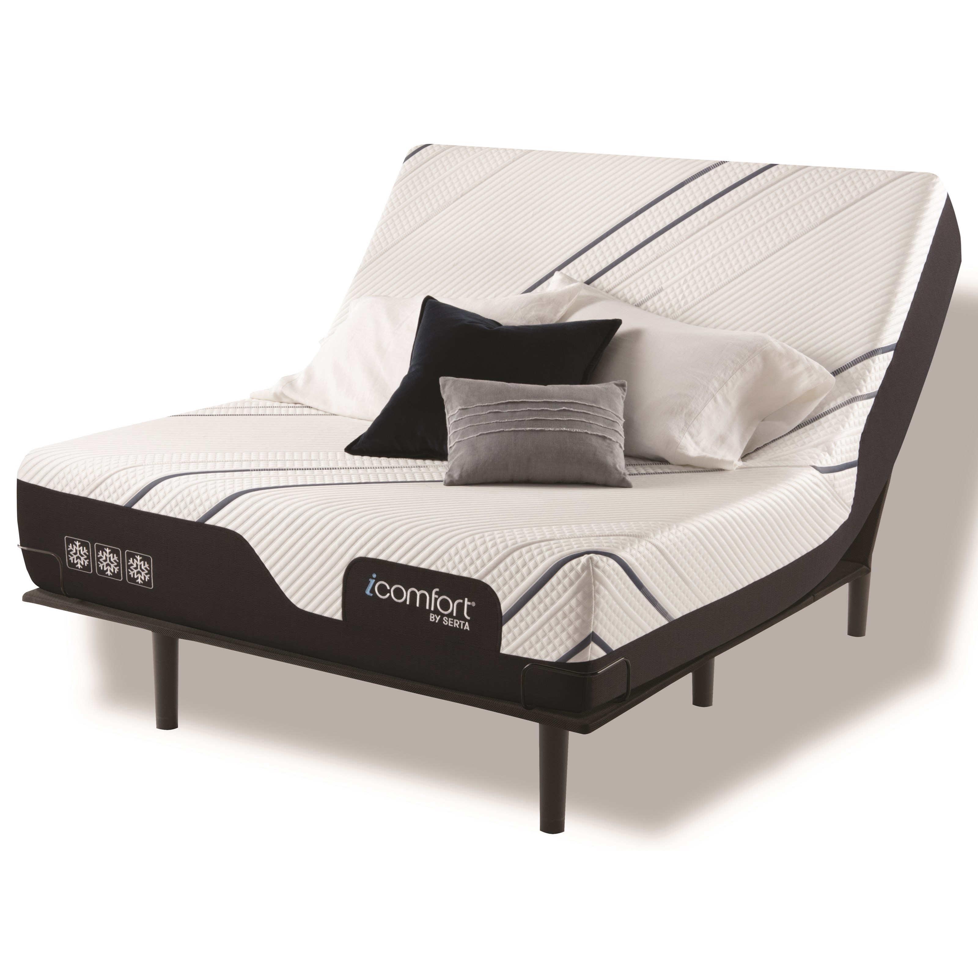 Serta Icomfort Cf3000 Plush King 12 1 2 Plush Memory Foam