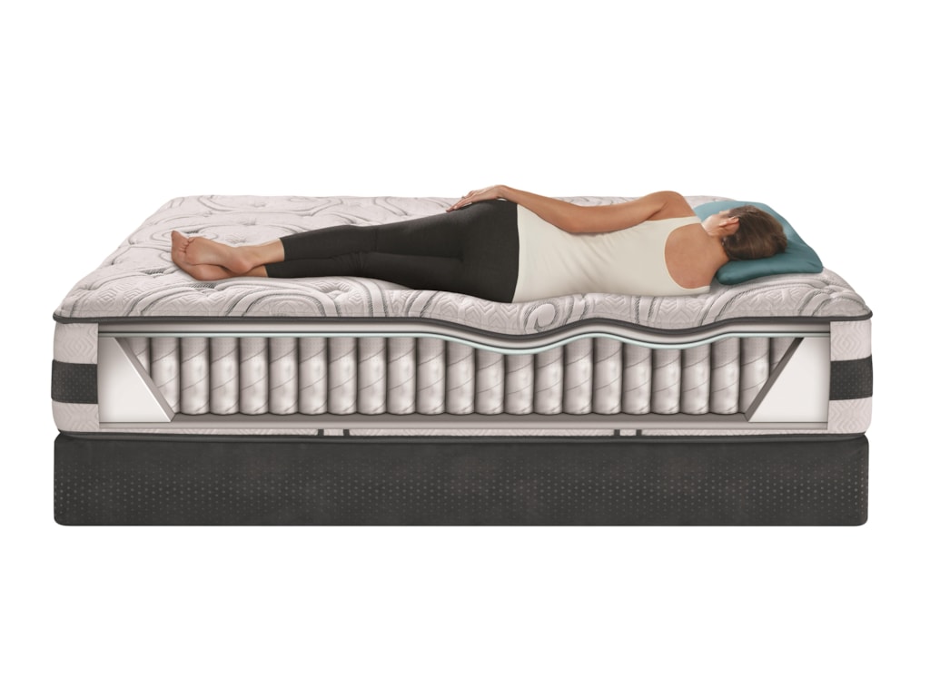 Serta iComfort Hybrid Applause IIFull Plush Hybrid Quilted Mattress Set