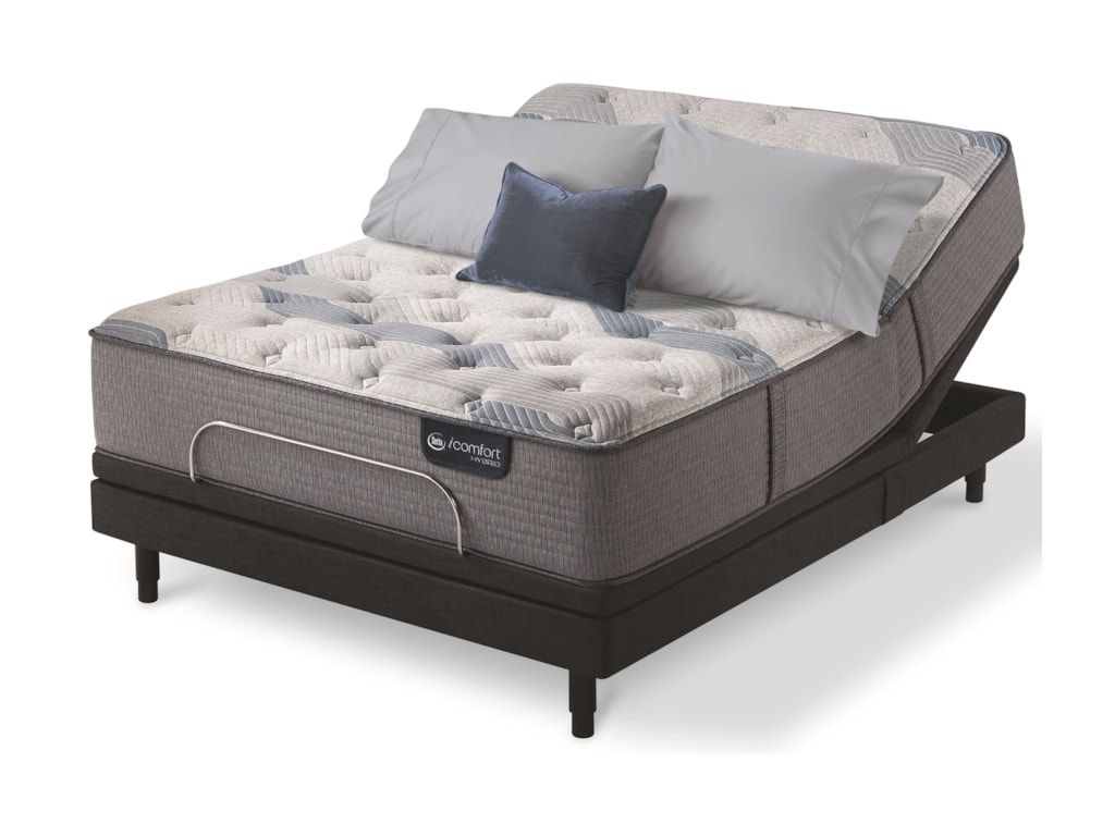 Serta Icomfort Hybrid Blue Fusion 200 Plush 500820482 1060 Serta Icomfort Hybrid Blue Fusion 200 Plushking Plush Adjule Set